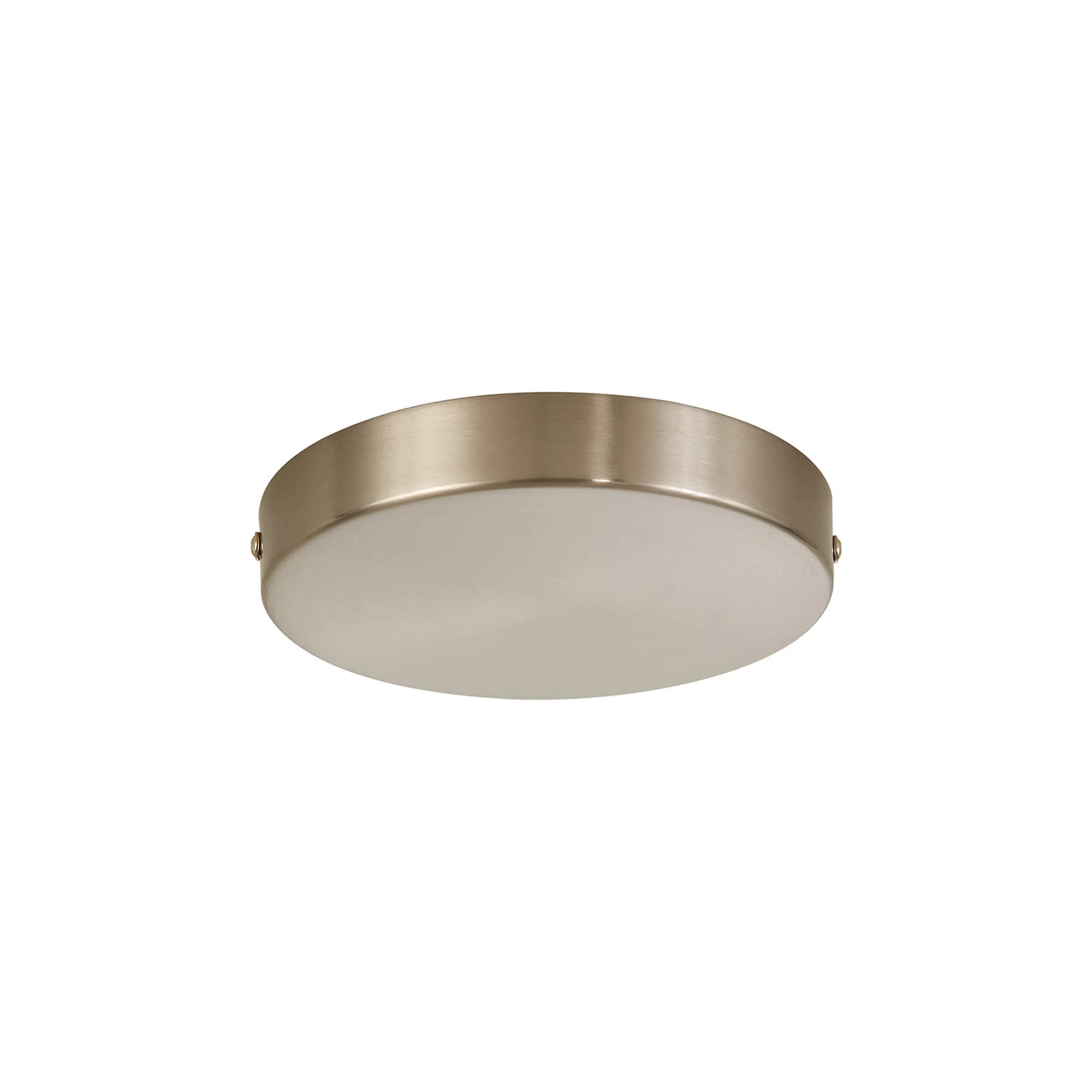 D0828SN/NH  Hayes No Hole 15cm Round Ceiling Plate Satin Nickel